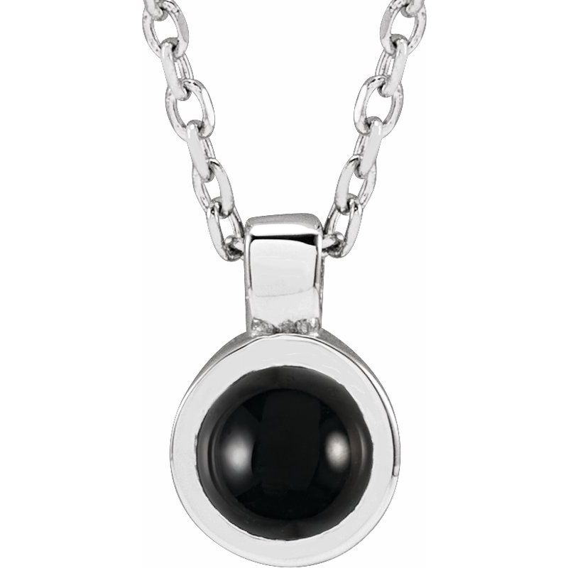 Bezel-Set Necklace or Pendant