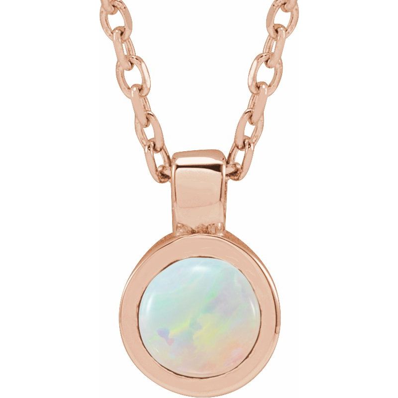 Bezel-Set Necklace or Pendant