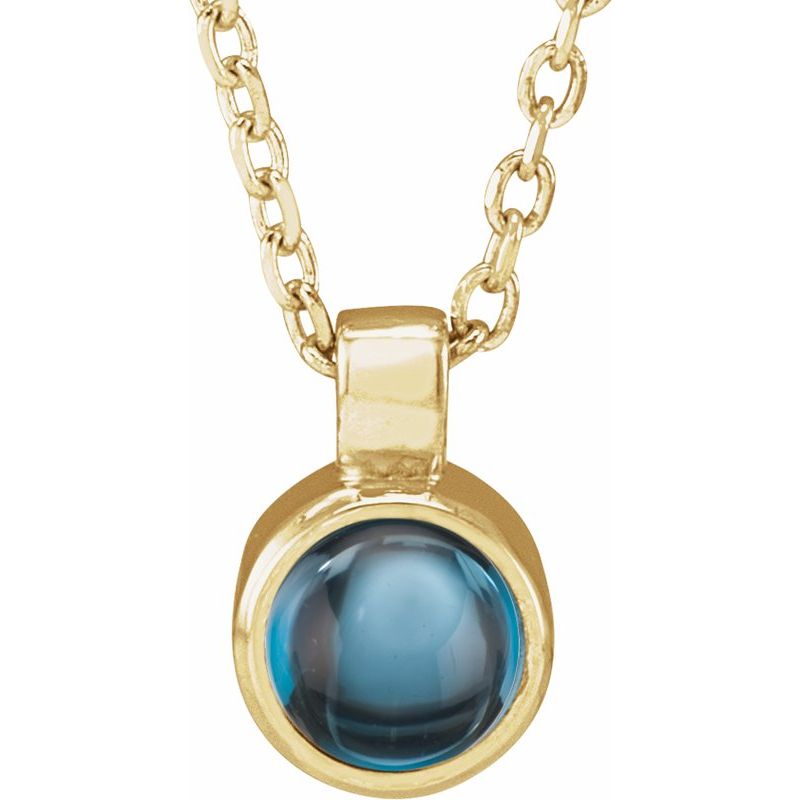 Bezel-Set Necklace or Pendant