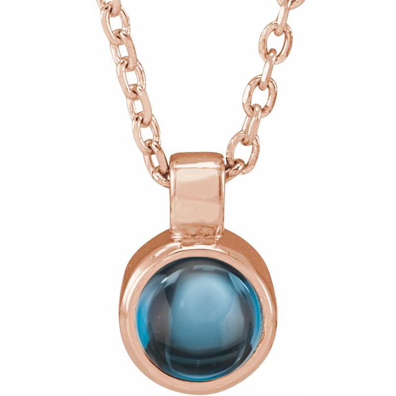 Bezel-Set Necklace or Pendant