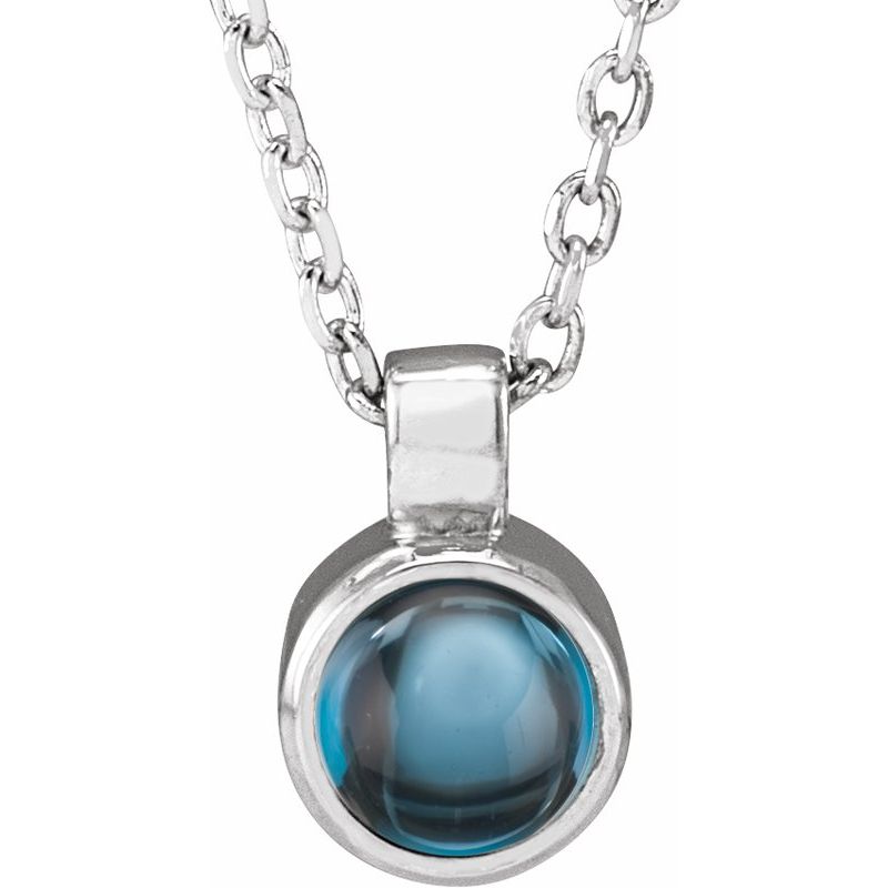 Bezel-Set Necklace or Pendant