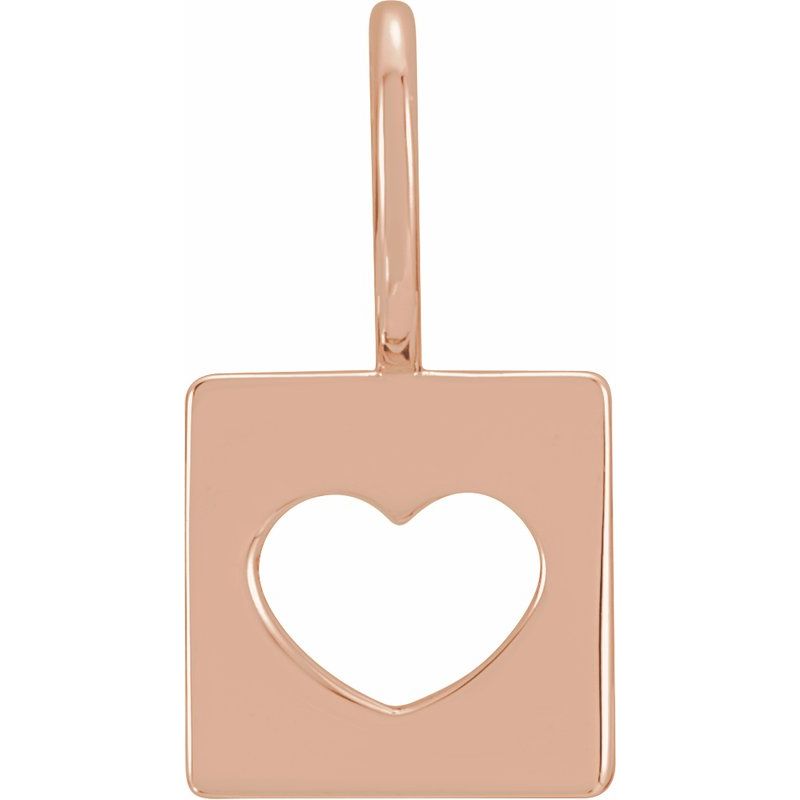 Pierced Heart Charm/Pendant
