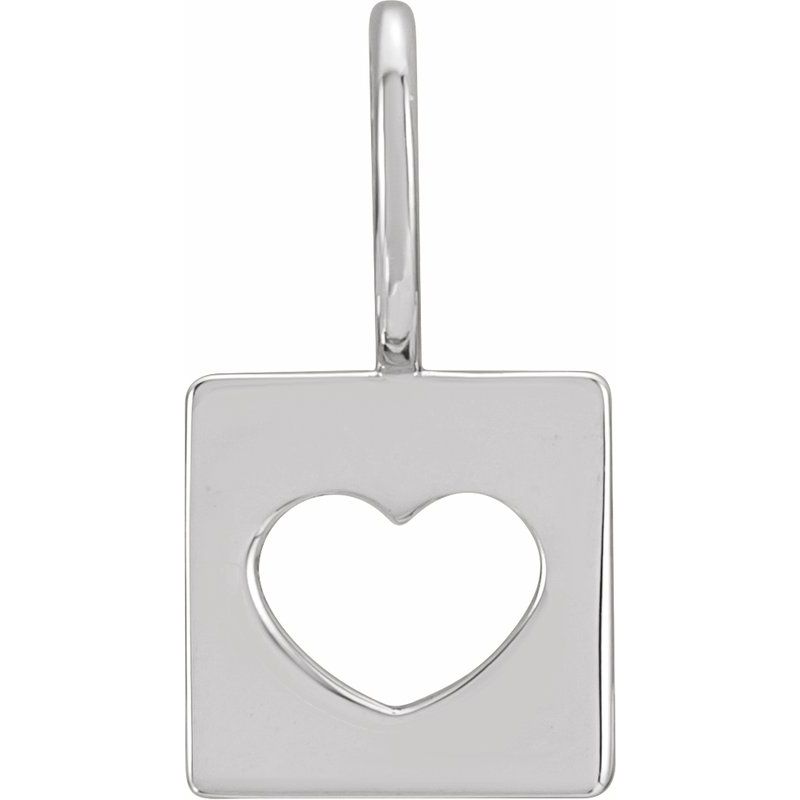 Pierced Heart Charm/Pendant
