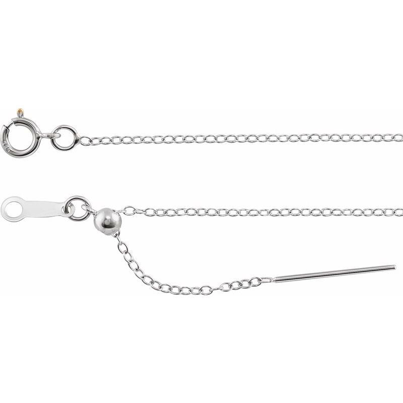 1.1 mm Adjustable Threader Cable Chain