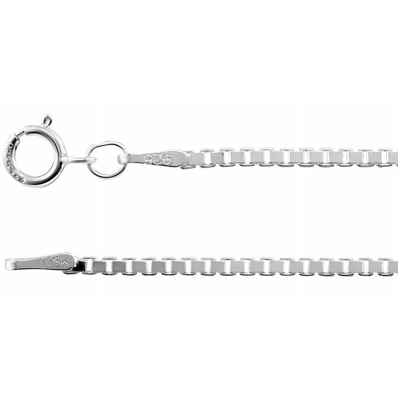 1.5 mm Diamond-Cut Box Chain
