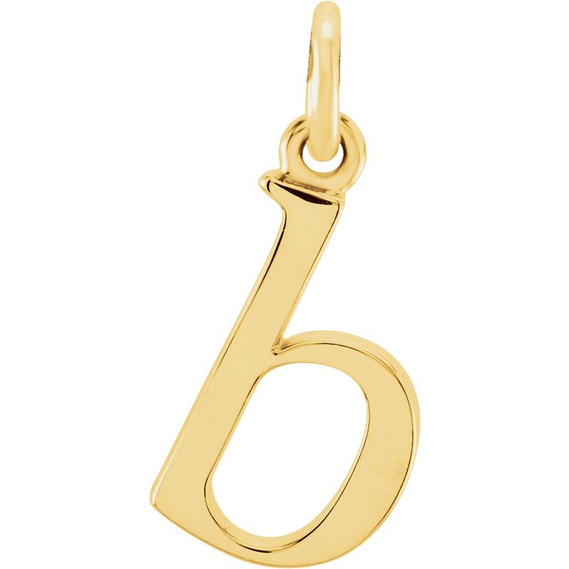 Lowercase Initial Necklace or Charm/Pendant