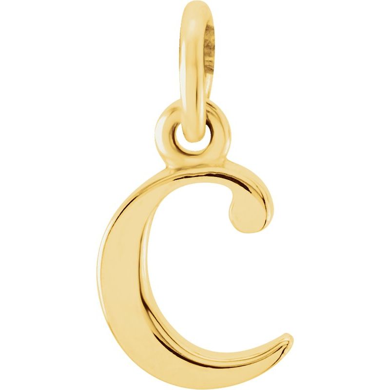 Lowercase Initial Necklace or Charm/Pendant