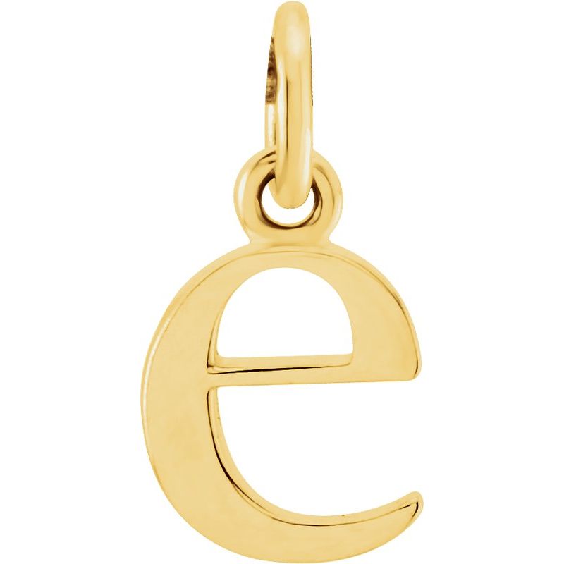 Lowercase Initial Necklace or Charm/Pendant