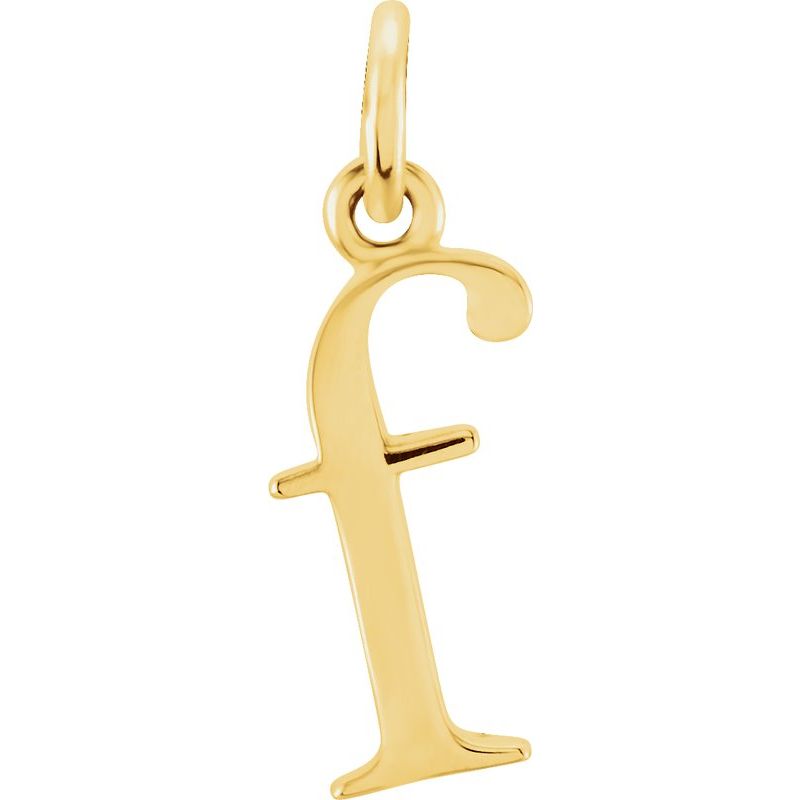 Lowercase Initial Necklace or Charm/Pendant