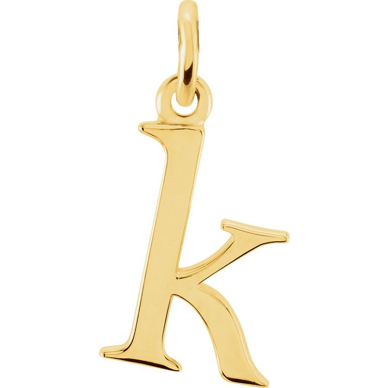 Lowercase Initial Necklace or Charm/Pendant