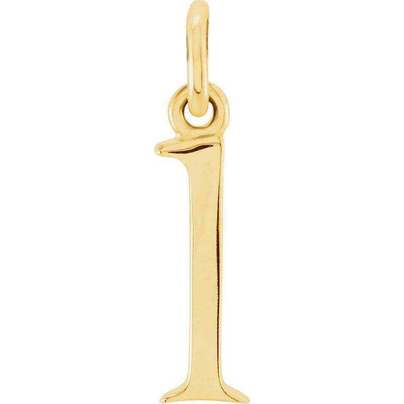 Lowercase Initial Necklace or Charm/Pendant