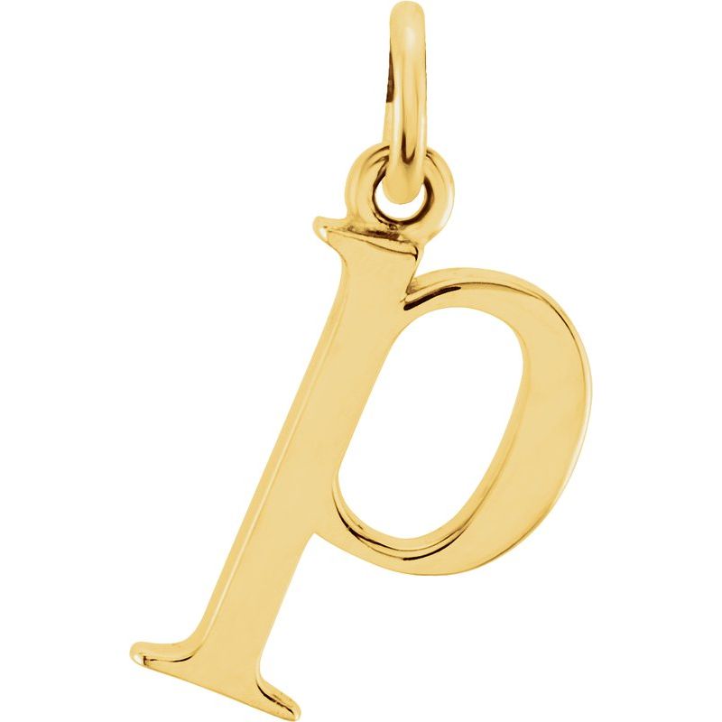 Lowercase Initial Necklace or Charm/Pendant