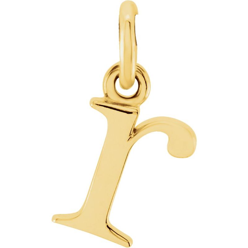 Lowercase Initial Necklace or Charm/Pendant