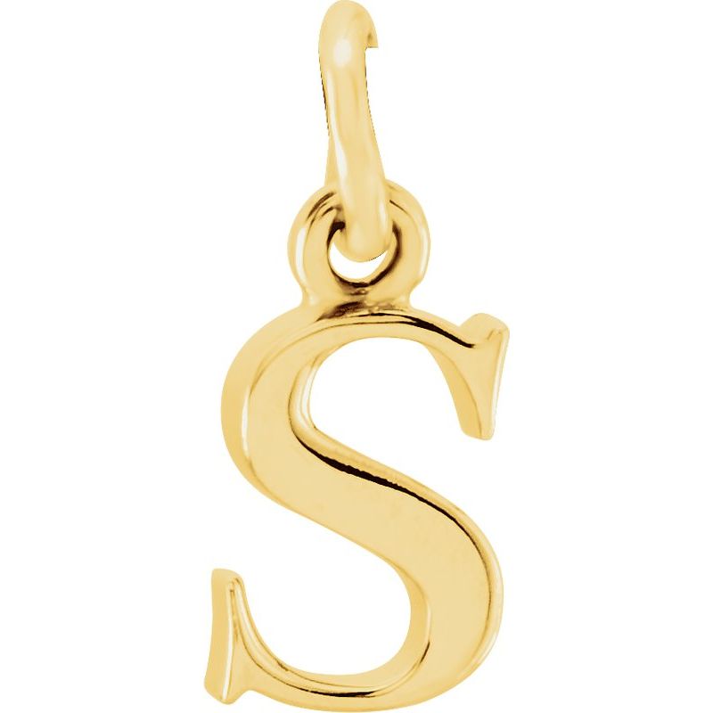 Lowercase Initial Necklace or Charm/Pendant