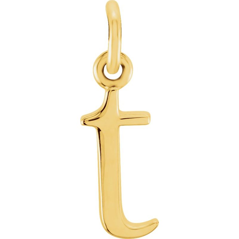 Lowercase Initial Necklace or Charm/Pendant