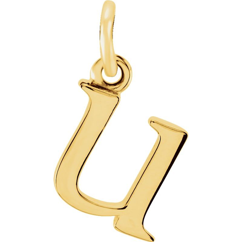 Lowercase Initial Necklace or Charm/Pendant