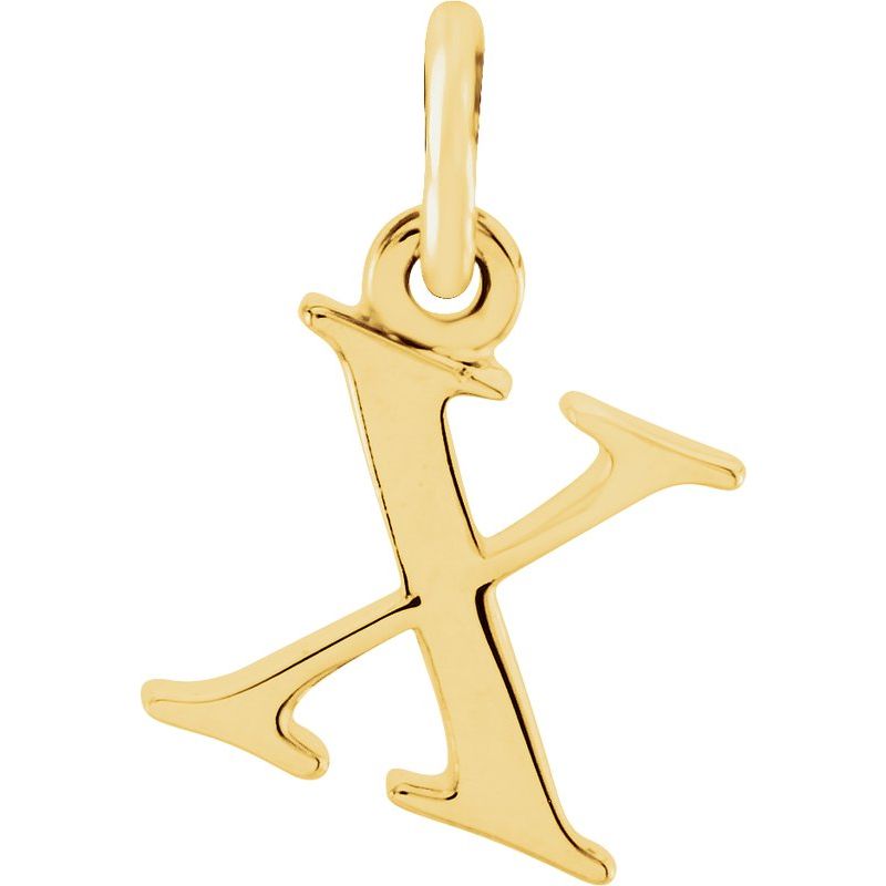 Lowercase Initial Necklace or Charm/Pendant