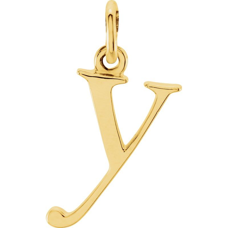 Lowercase Initial Necklace or Charm/Pendant