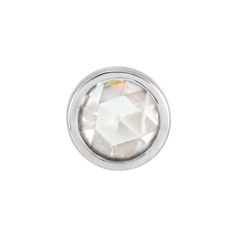 Round Bezel-Set Pendant