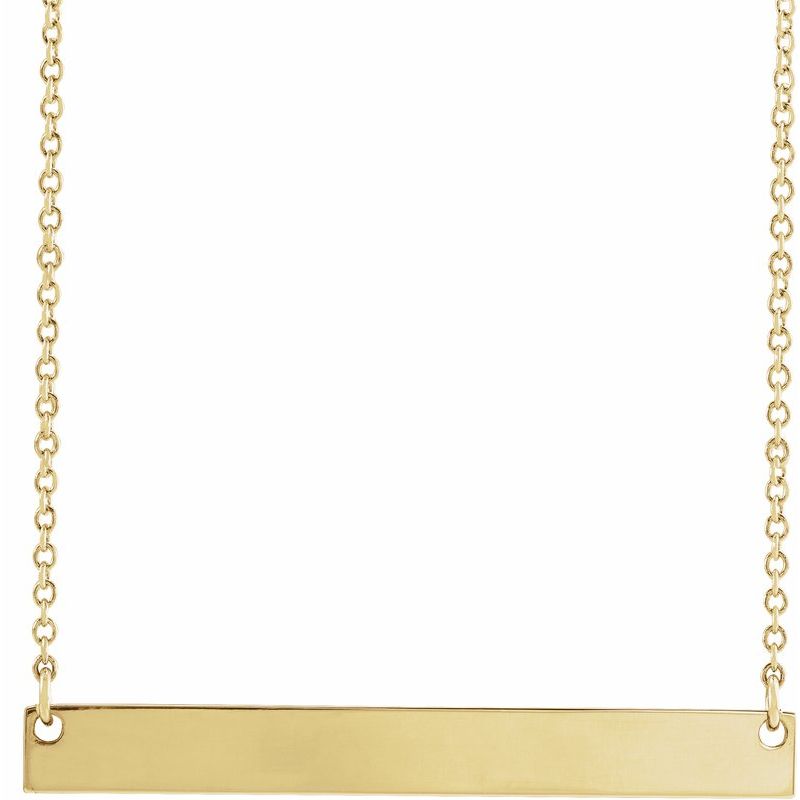 Engravable Bar Necklace No. 3