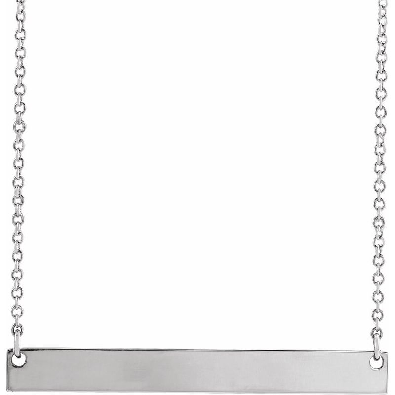 Engravable Bar Necklace No. 3
