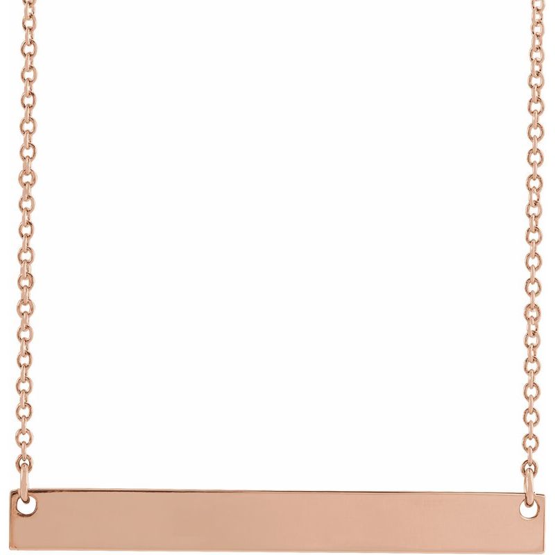 Engravable Bar Necklace No. 3