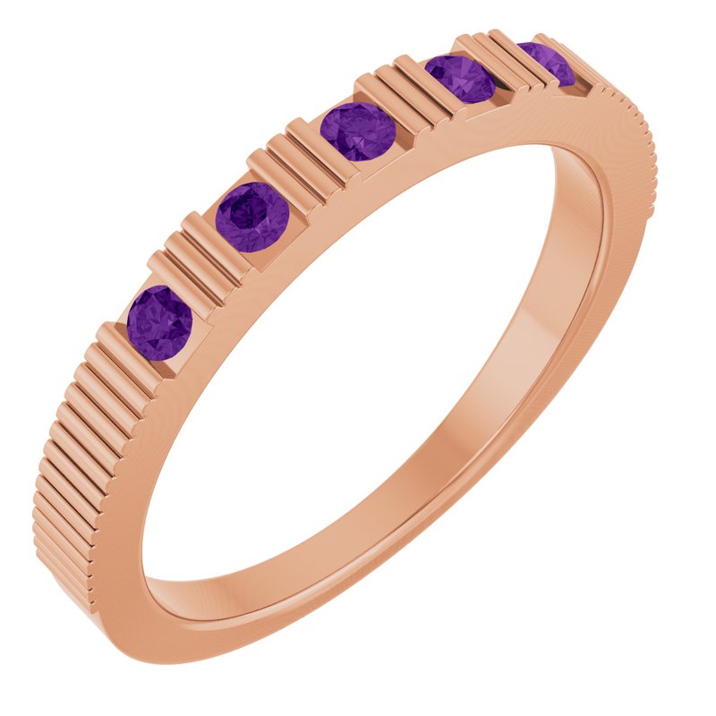 Birthstone Stackable Ring No. 2