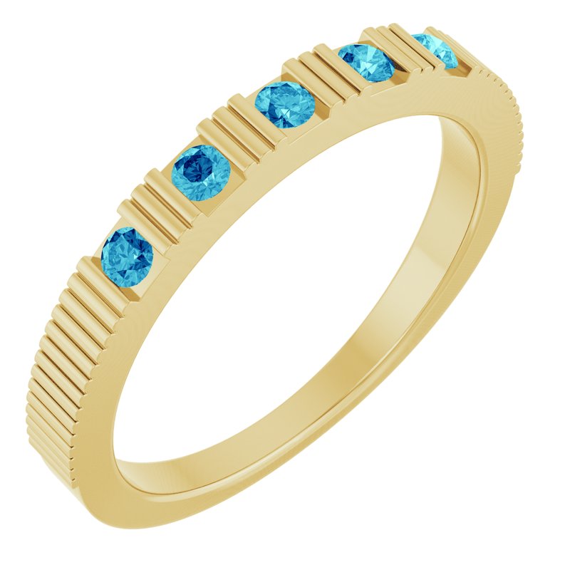 Birthstone Stackable Ring No. 2