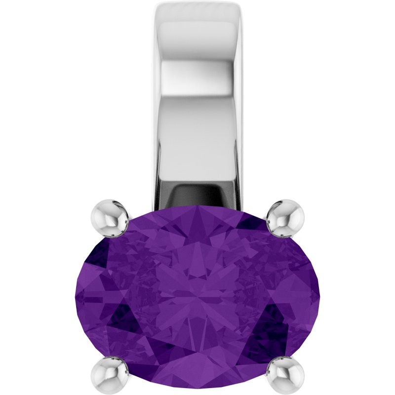 Solitaire Charm/Pendant — Natural