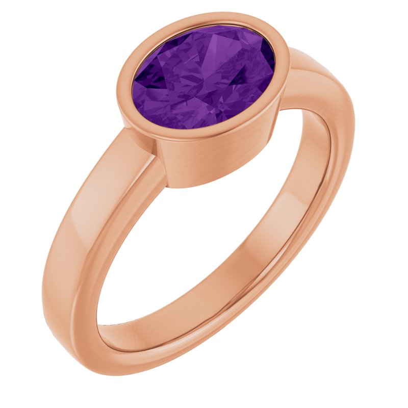Bezel-Set Solitaire Ring No. 3