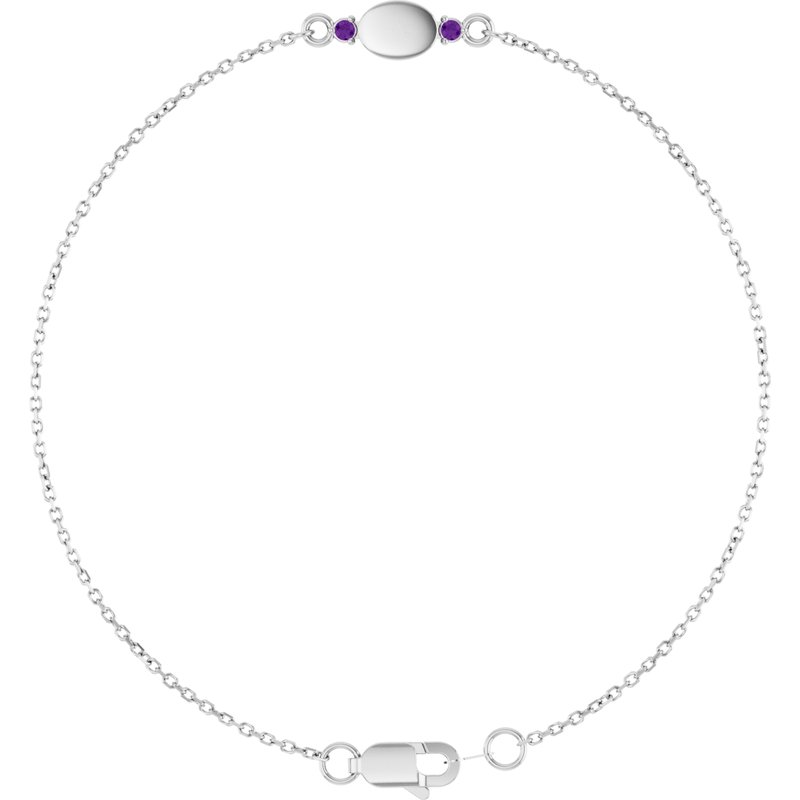 Engravable Accented Bracelet