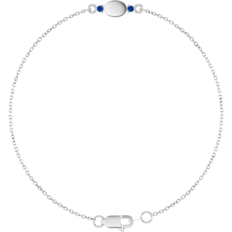 Engravable Accented Bracelet