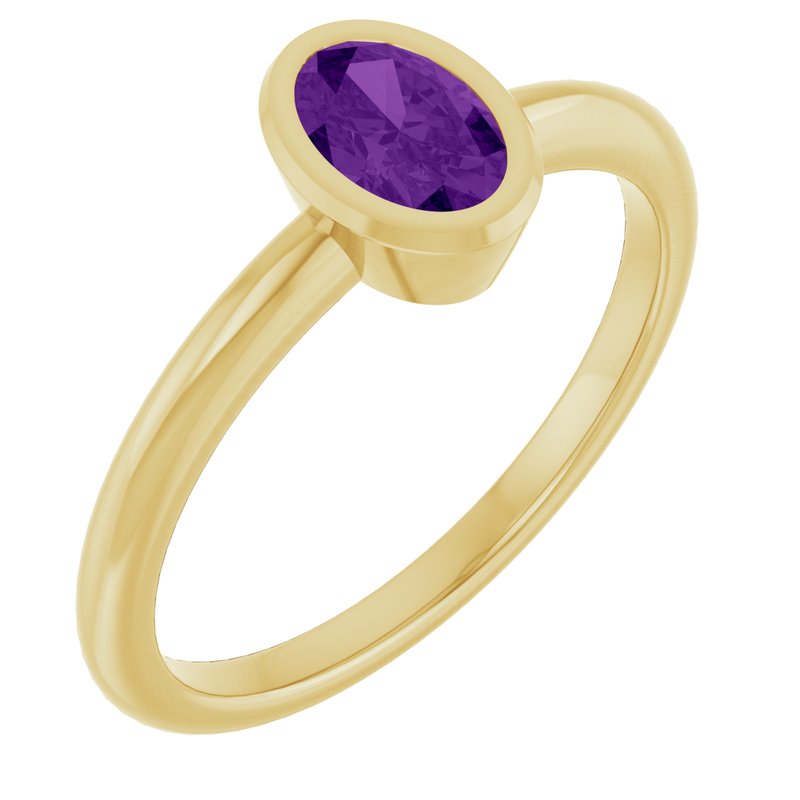 Bezel-Set Ring