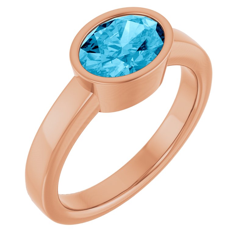 Bezel-Set Solitaire Ring No. 3