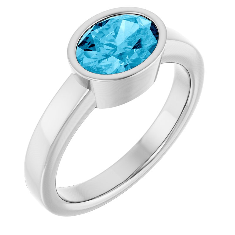 Bezel-Set Solitaire Ring No. 3