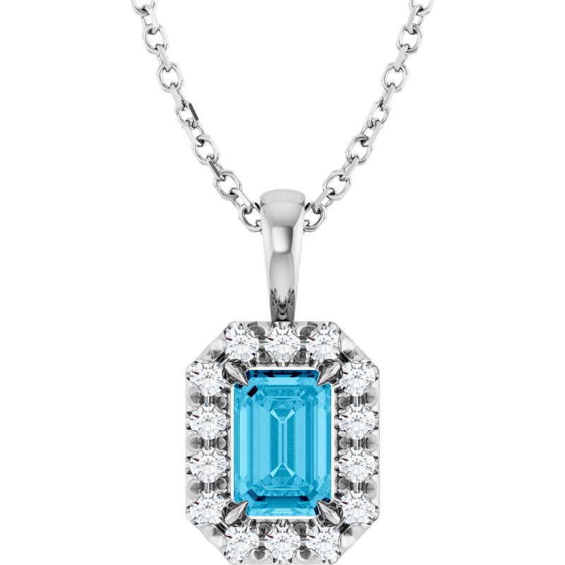 Halo-Style Necklace or Pendant — Natural