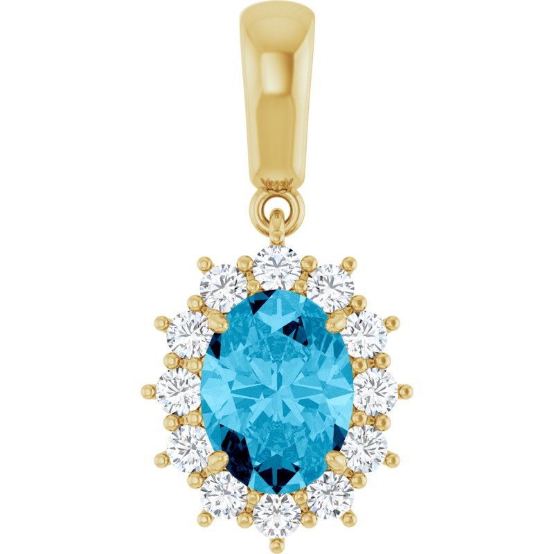 Halo-Style Necklace or Pendant