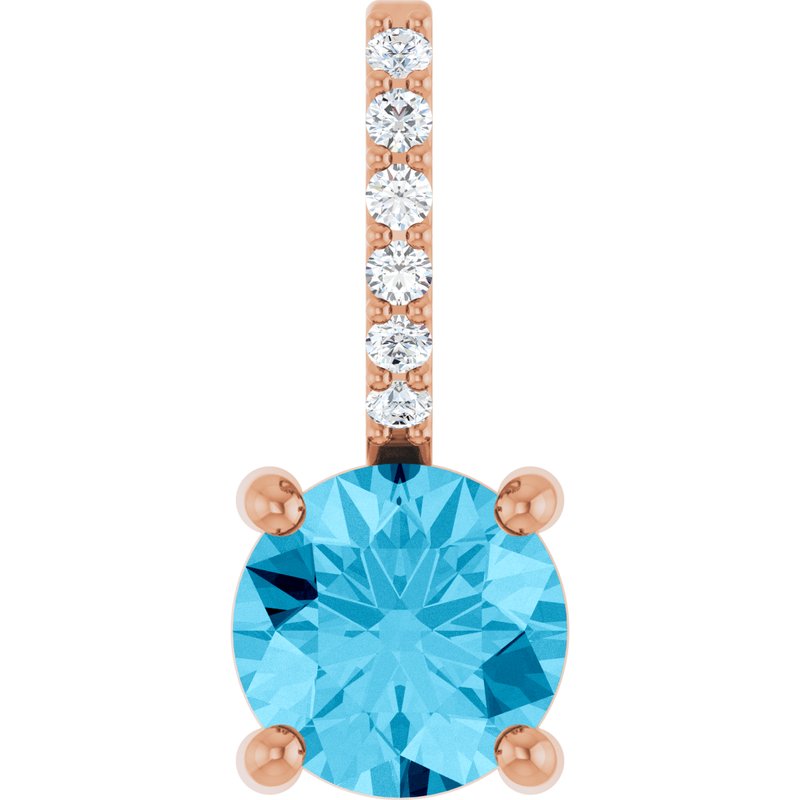 Accented Charm/Pendant — Diamond