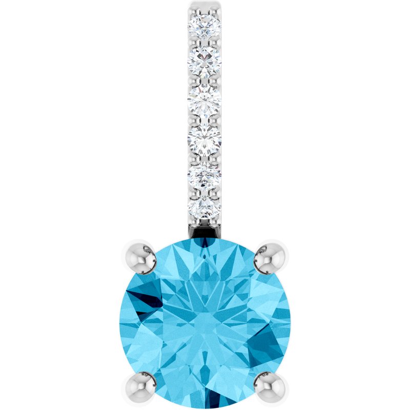 Accented Charm/Pendant — Diamond