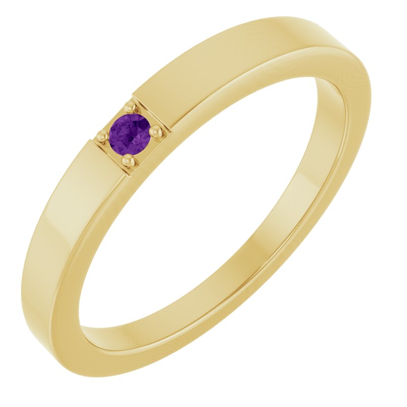 Engravable Family Stackable Ring