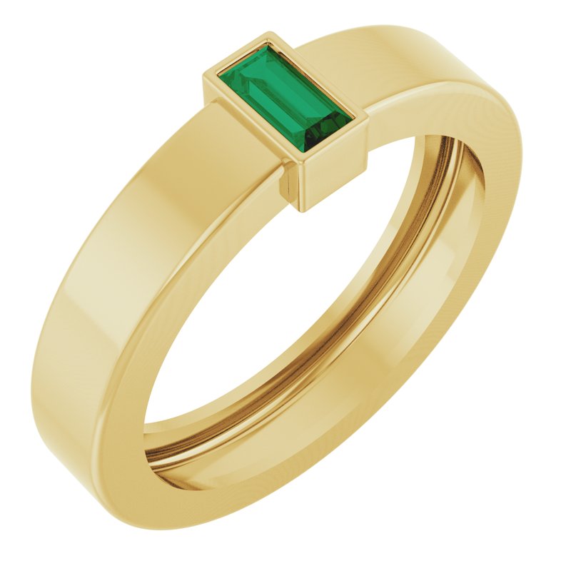 Lightweight Bezel-Set Solitaire Ring