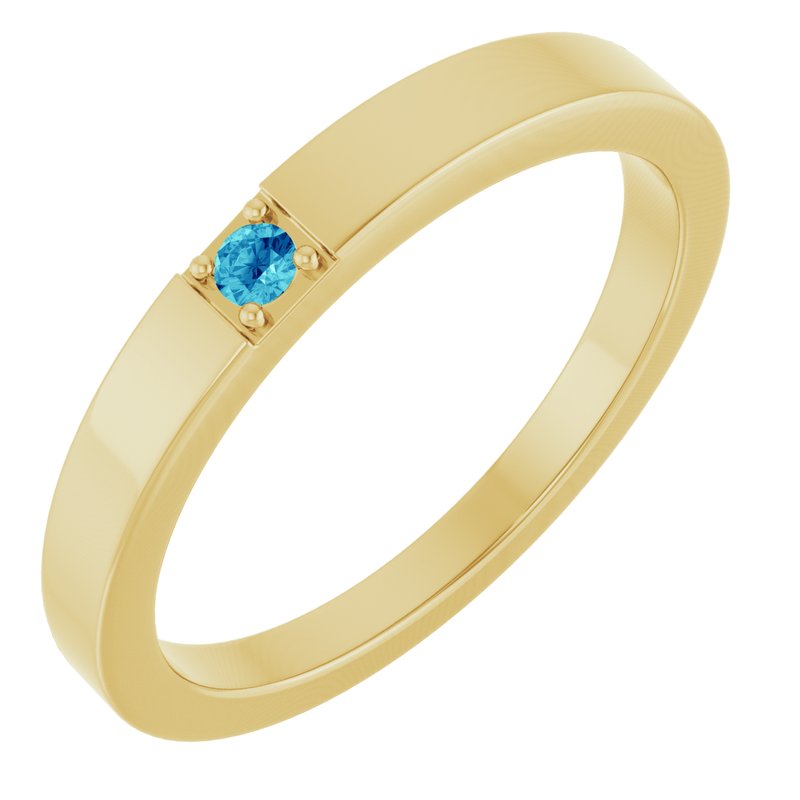Engravable Family Stackable Ring