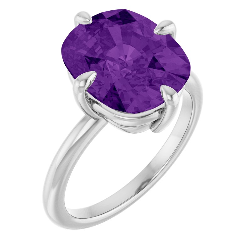 Claw-Prong Solitaire Ring