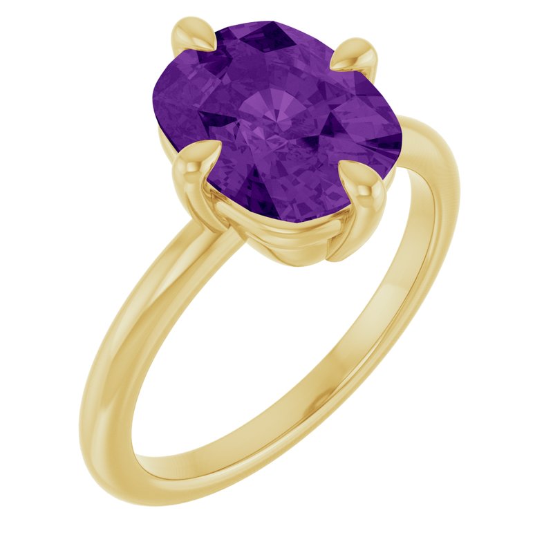 Claw-Prong Solitaire Ring
