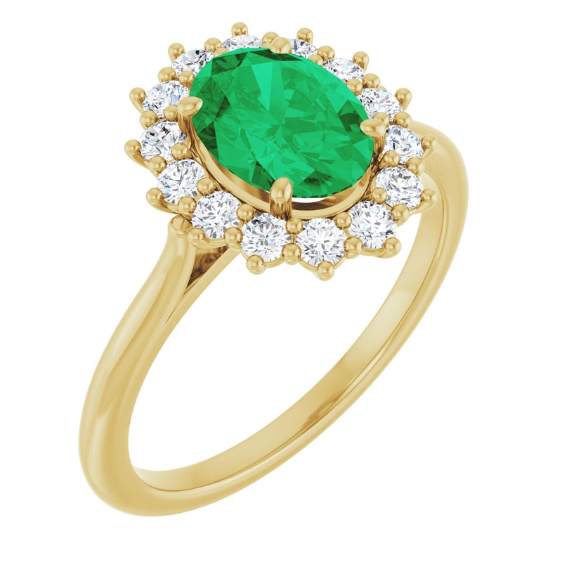 Halo-Style Ring — Diamond