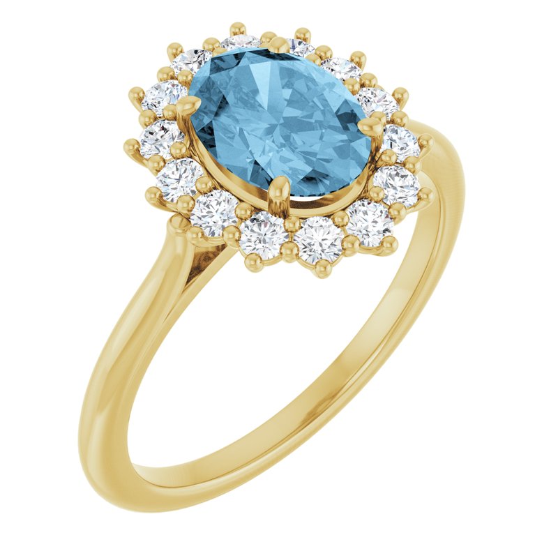 Halo-Style Ring — Diamond