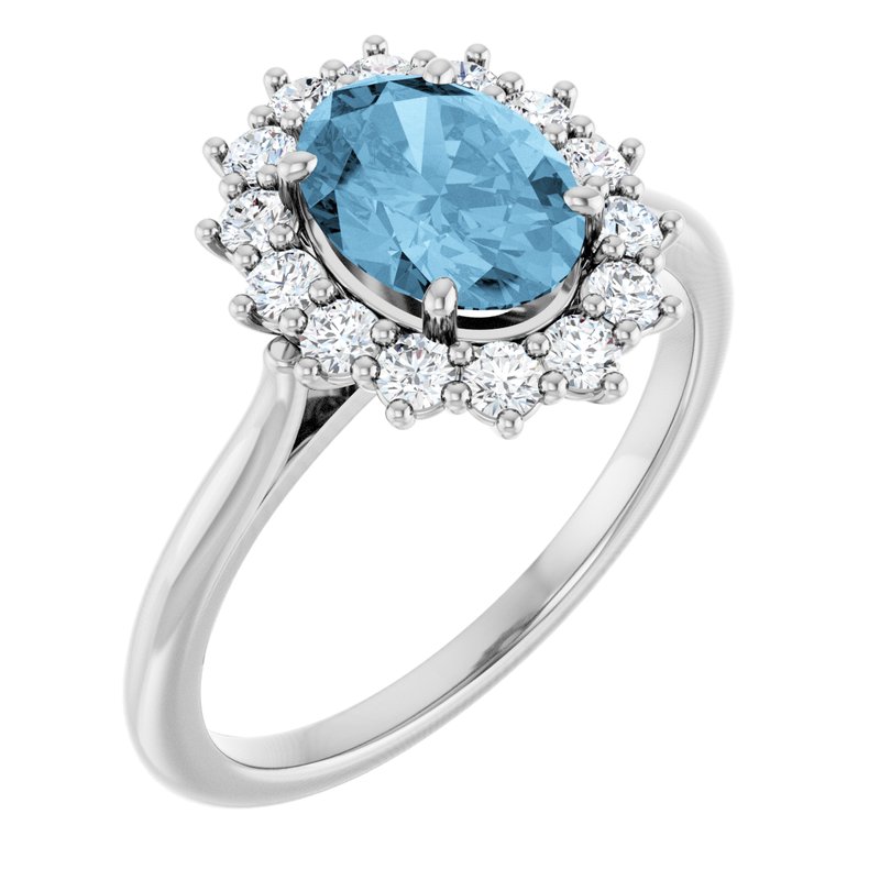 Halo-Style Ring — Diamond