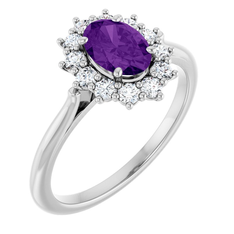 Halo-Style Ring — Diamond