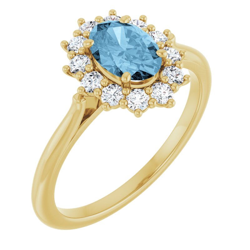 Halo-Style Ring — Diamond