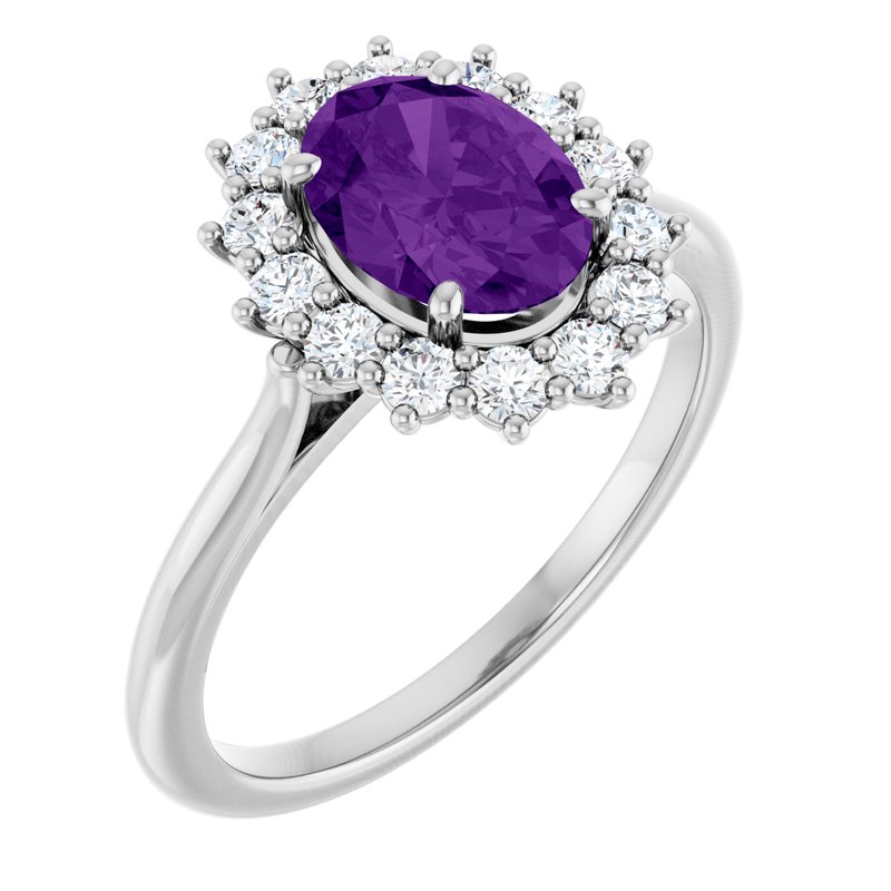 Halo-Style Ring — Diamond